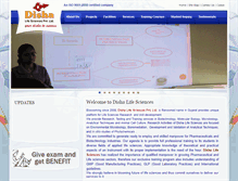 Tablet Screenshot of dishalifesciences.org